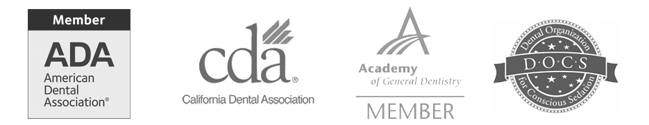 Various dental association membership logos